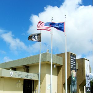 ＜戦争記念館＞でグアムの歴史を知る！アガットエリア方面。 The T. Stell Newman Visitor Center.